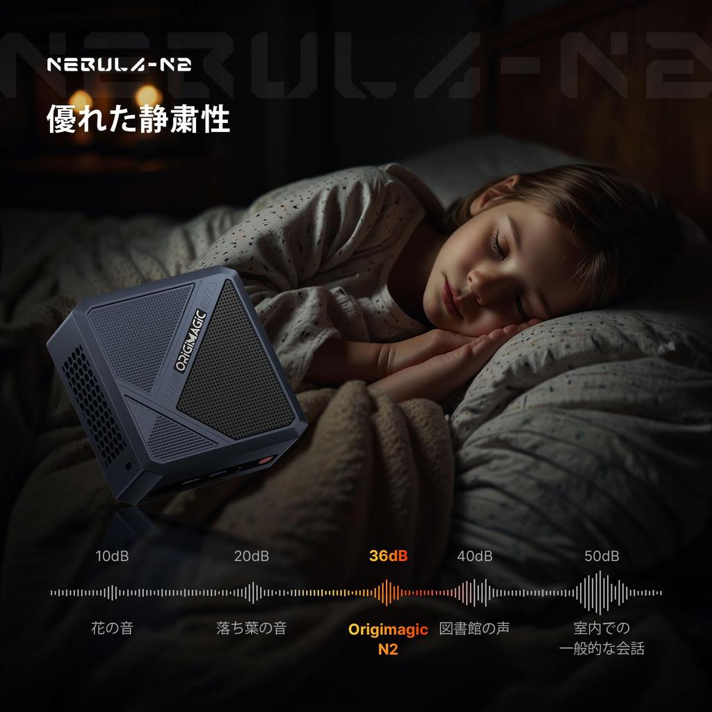 ORIGIMAGIC N2 Mini PC Ryzne 5 6600H Up To 32GB DDR5 512GB NVMe SSD OS 11 Pro Mini Pc Dual USB Dual HDMI WIFI BT 4 Screen Gaming Mini Computer (6C/12T,