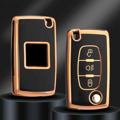 Mode TPU Auto Klappschlüssel Etui Hülle Tasche für Peugeot 107 207 307 308 407 607 3008 5008 Citroen Xsara Picasso C5 C6 C8 Zubehör