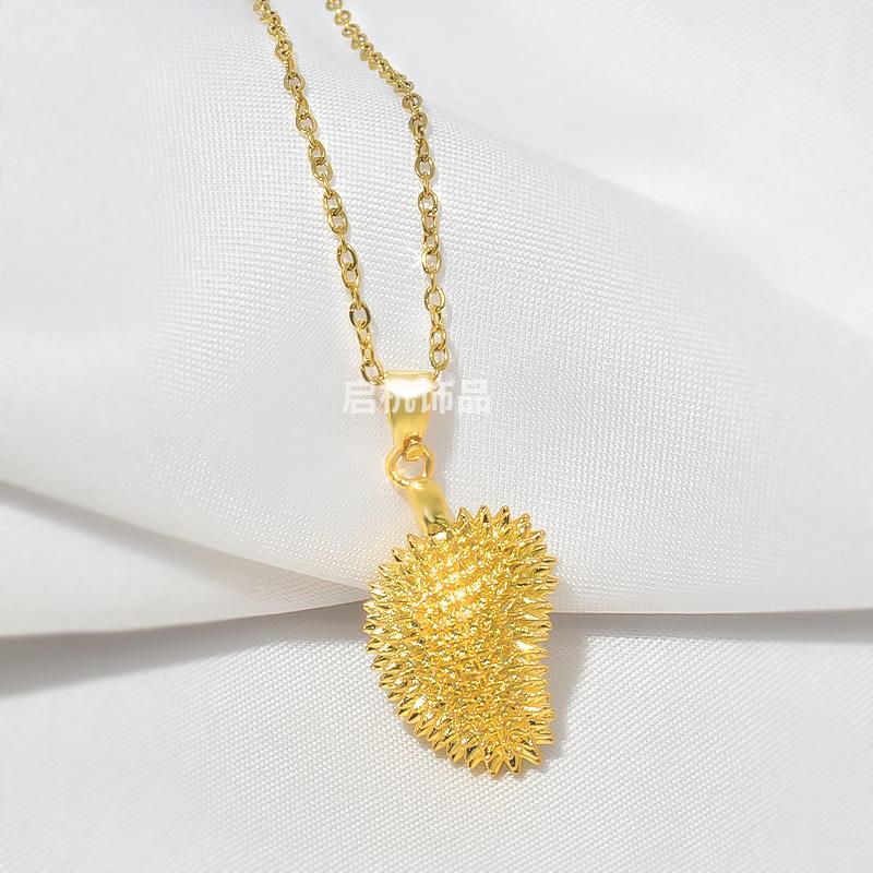 

То же ожерелье Дуриан Женский дизайн легкой роскоши Универсальное с мясным кулоном Цепочка на шею Shake Ji