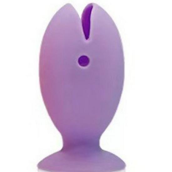 

Silicone Fish Toothbrush Holder | Punch-Free Rack with Suction Cup & Protective Cover OPP Packaging