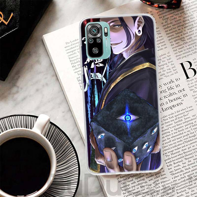 Kaisen J-Jujutsu Geto Suguru Cover For Xiaomi Redmi Note 14 13 12S 12 11 Pro Plus Phone Case 11S 10S 10 11E 11T + 9S 9 Print Coq
