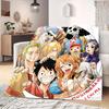 ONE PIECE Anime Print Blanket Warm Comfortable Flannel Blanket Suitable for Bedrooms,Sofas, Beds,Chairs,Travel -QIAO87
