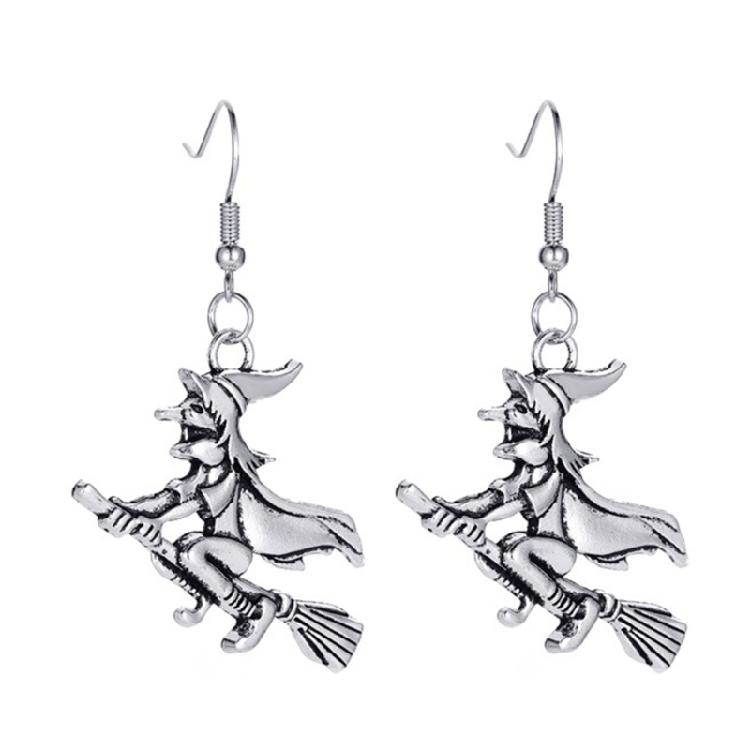 Ghost Skull Halloween Costume Accessories Hip Hop Ear Piercing Jewelry for Women
