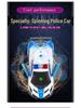Electric Rotating Police Car Toy with Sound, Light, and Deforming Stunt Features