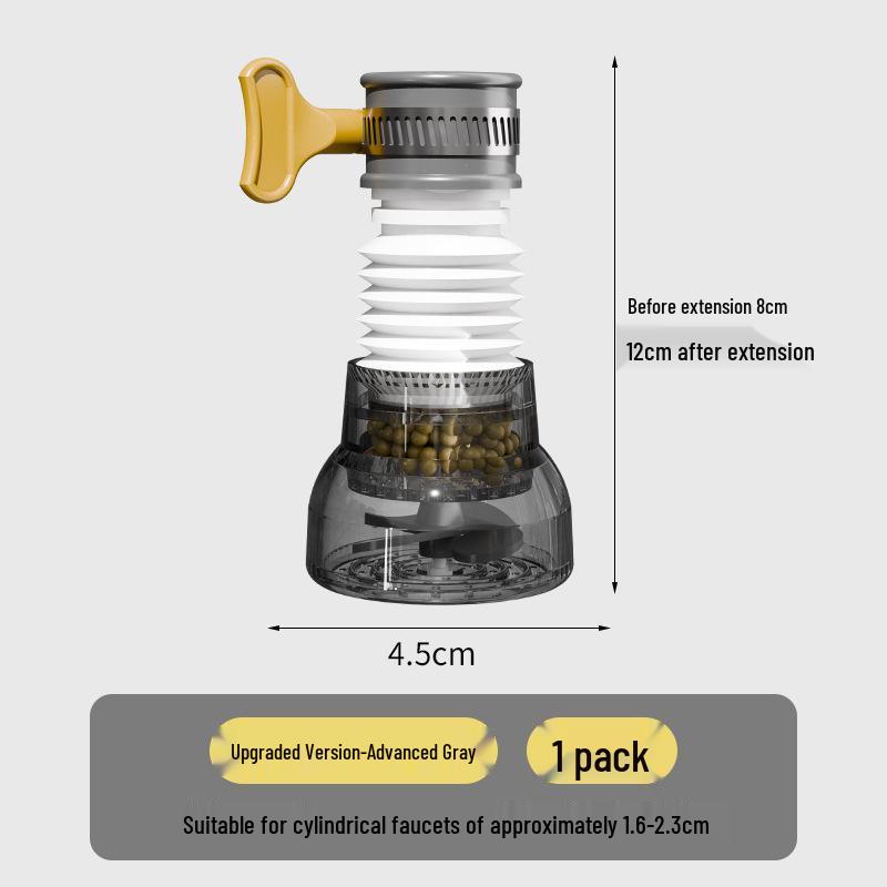 Rotatable Anti-Splash Faucet Shower Head & Water Purifier Filter