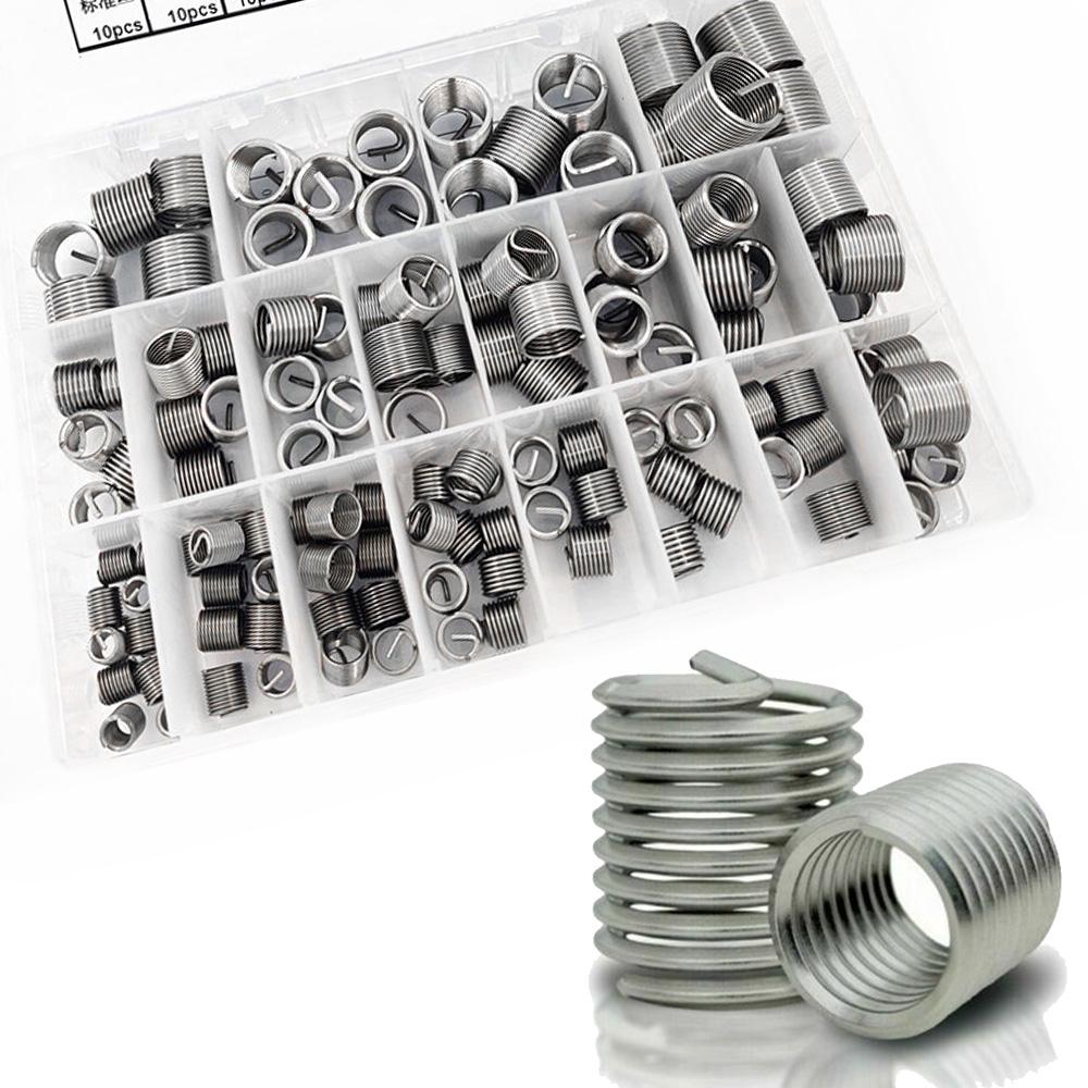 Uxcell 5 Pcs 316 Stainless Steel Thread Repair Insert Nut M8 X 1.25mm - View #2