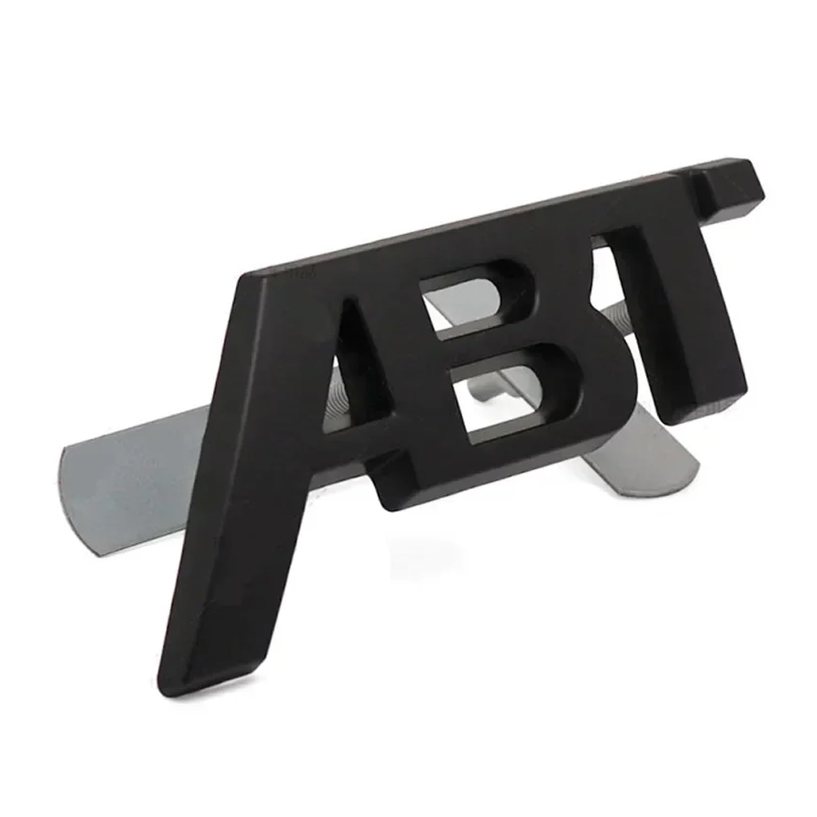 3D Metal ABT Logo Front Grill Side Badge Rear Trunk 11.2cm x 4.6cm чёрный