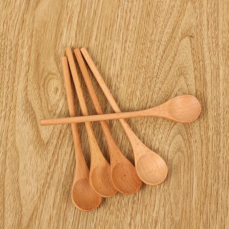 Homeglen Beechwood Stirring Spoons, 10-Pack