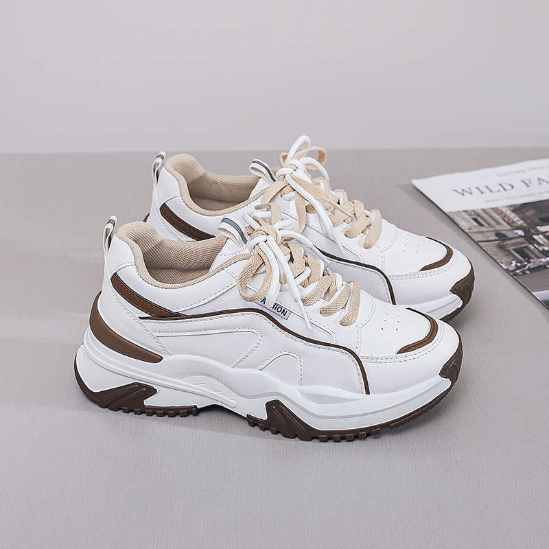 Fashion Thick Sole Spring Boots High Sneakers Luxury Brand Ladies Shoes High Sneakers Woman Sport Loafers Pretty Sneacker Different