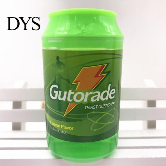 Clear Cans Slime Toy Crystal Mud Blowing Bubble Stress Reliever Kids Adults Gift