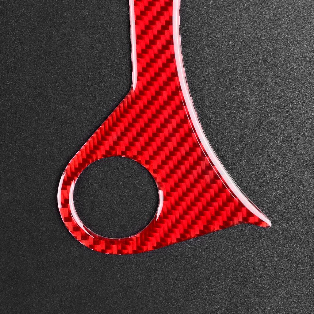 AIRSPEED Accessories for Nissan 370Z Z34 2009-2022 Real Carbon Fiber Car Gear Warning Button