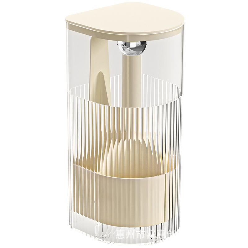 Makeup Brushes Holder Automatic Lifting Dustproof Makeup Brush Holder Desktop Makeup Tools Lipstick Eyebrow Pen Holder Container