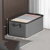 S/M/L 1pc Good Quality Foldable Clothing Separation Storage Box With Handle, Large Capacity Clothes Storage Container Box.