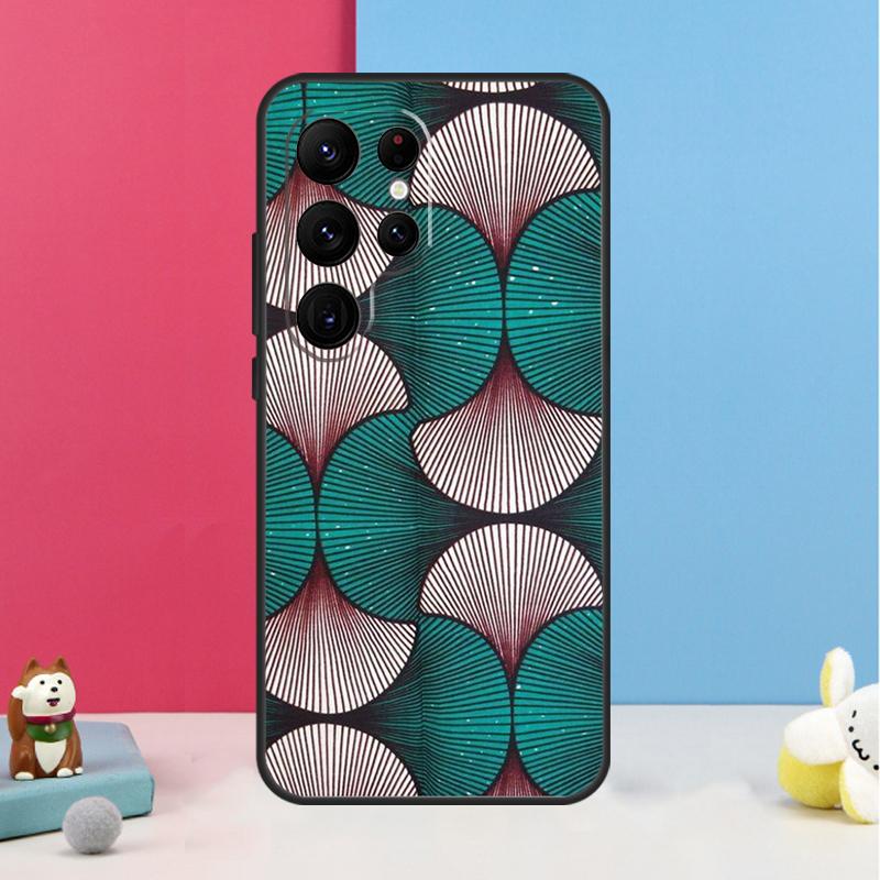 

African Wax Fabric Case For Samsung Galaxy S26 S25 Ultra S20 S21 S22 S23 S24 Plus S10 S25 FE Back Cover Shell Galaxy S24