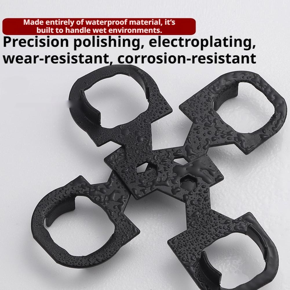 Heavy Duty Multifunctional Stainless Steel Faucet Spool Wrench Thickened Extender for Hot Cold Faucet Plumbing Repair Tool