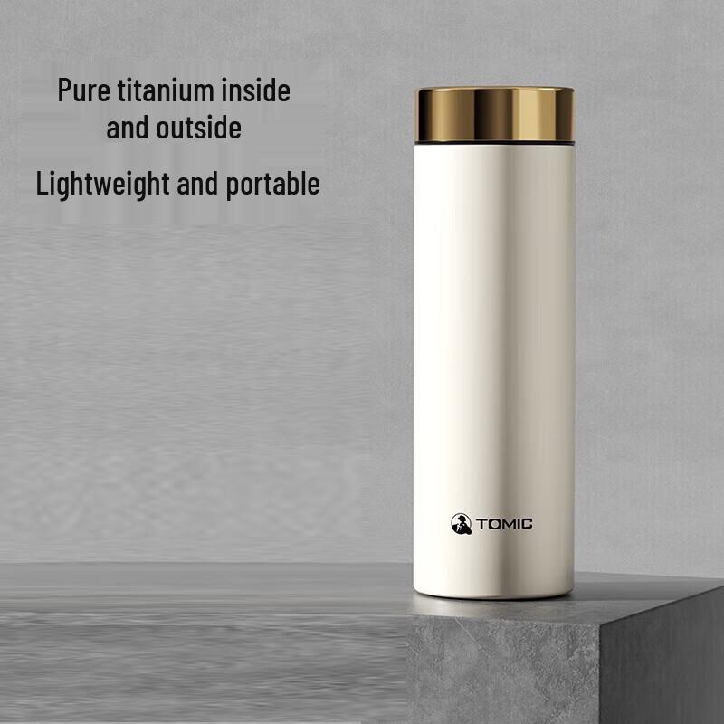 TOMIC TW60219Ti Pure Titanium Insulated Travel Mug