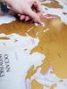 Zestaw Na Prezent Gold: Mapa Zdrapka W Drewnianej Ramie