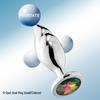 G-Spot Rear Garden Metal Butt Plug: Unisex Adult Flirting Toy