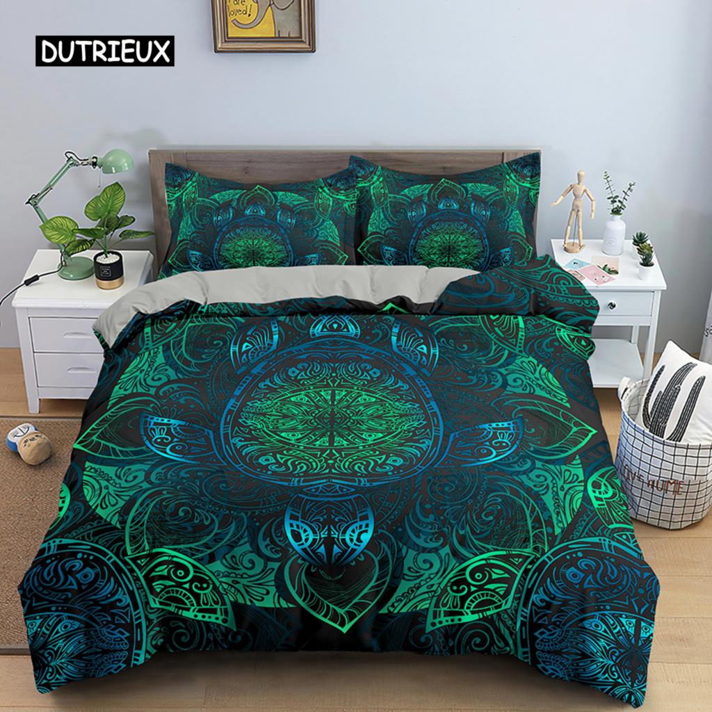 3D Sea Turtle Beddings Set Psychedelic Animal Duvet Cover Comforter Covers Single Twin Full Queen King Polyester Quilt Cover
