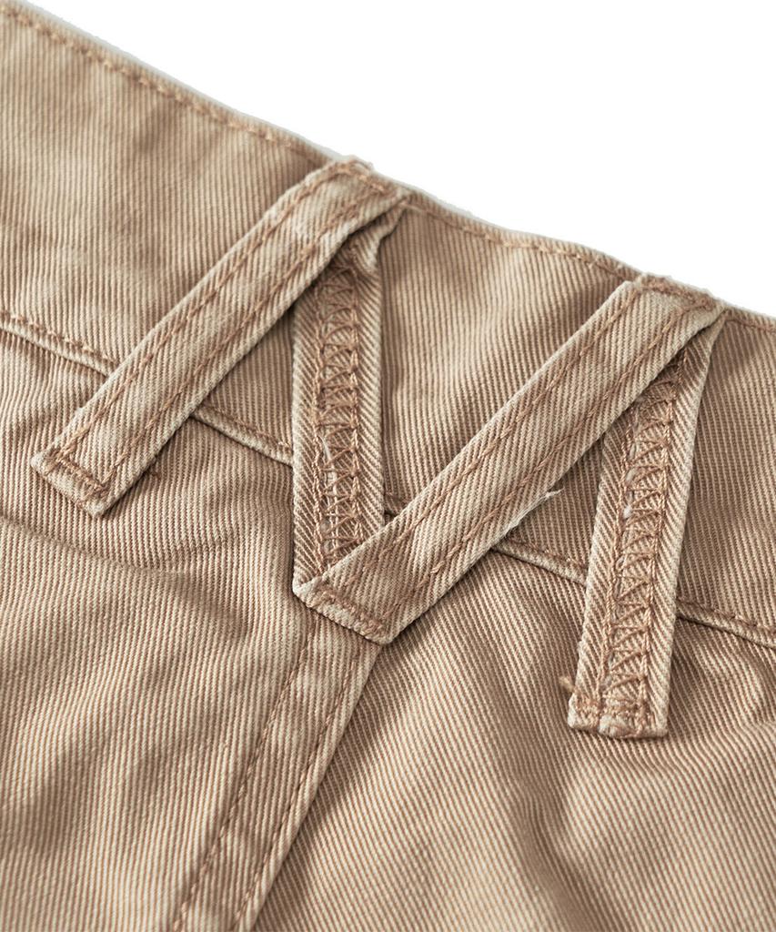 Mideueobdeiteu Straight Cotton Pants_Beige