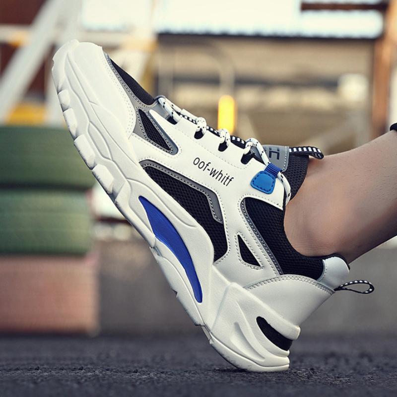 Fashion Men's Sneaker 2024 Spring Fashion Mesh Breathable Walking Shoes for Men Wild Platform New Versatile Running Shoe Tenis Masculino