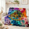 Harry Potter Magical World Printed Flannel Blanket Soft Warm Fleece Blanket For Living Room Office Nap Home Decor Great Holiday Gift
