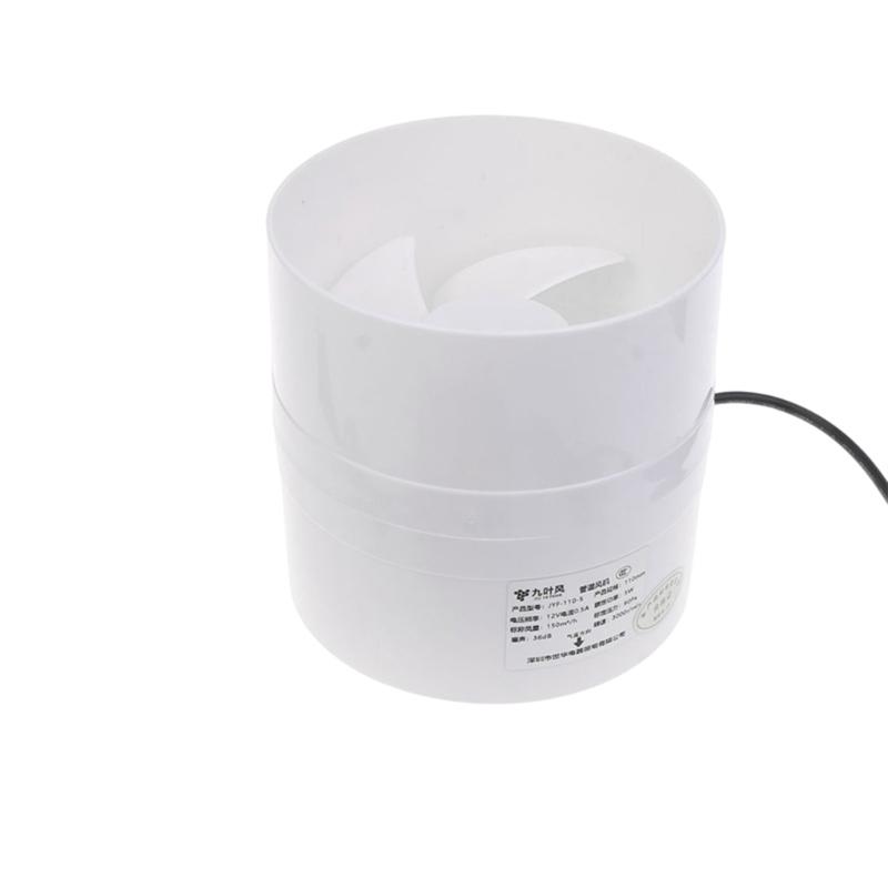 Ventilatore Estrattore Silenzioso Inline per Tubi 12V Adatto Per Riscaldamento Raffreddamento in Casa Giardino Bagno Estrattore Ventilazione