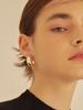 Love Me Monster Bold Round Ring Earrings