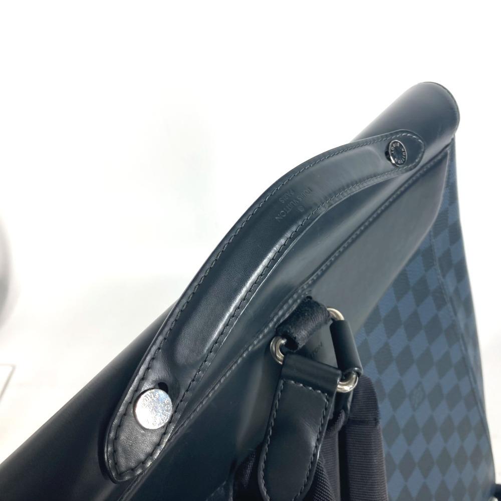 Louis Vuitton N41586 Damier Cobalt Newport Bag Backpack Flap Backpack