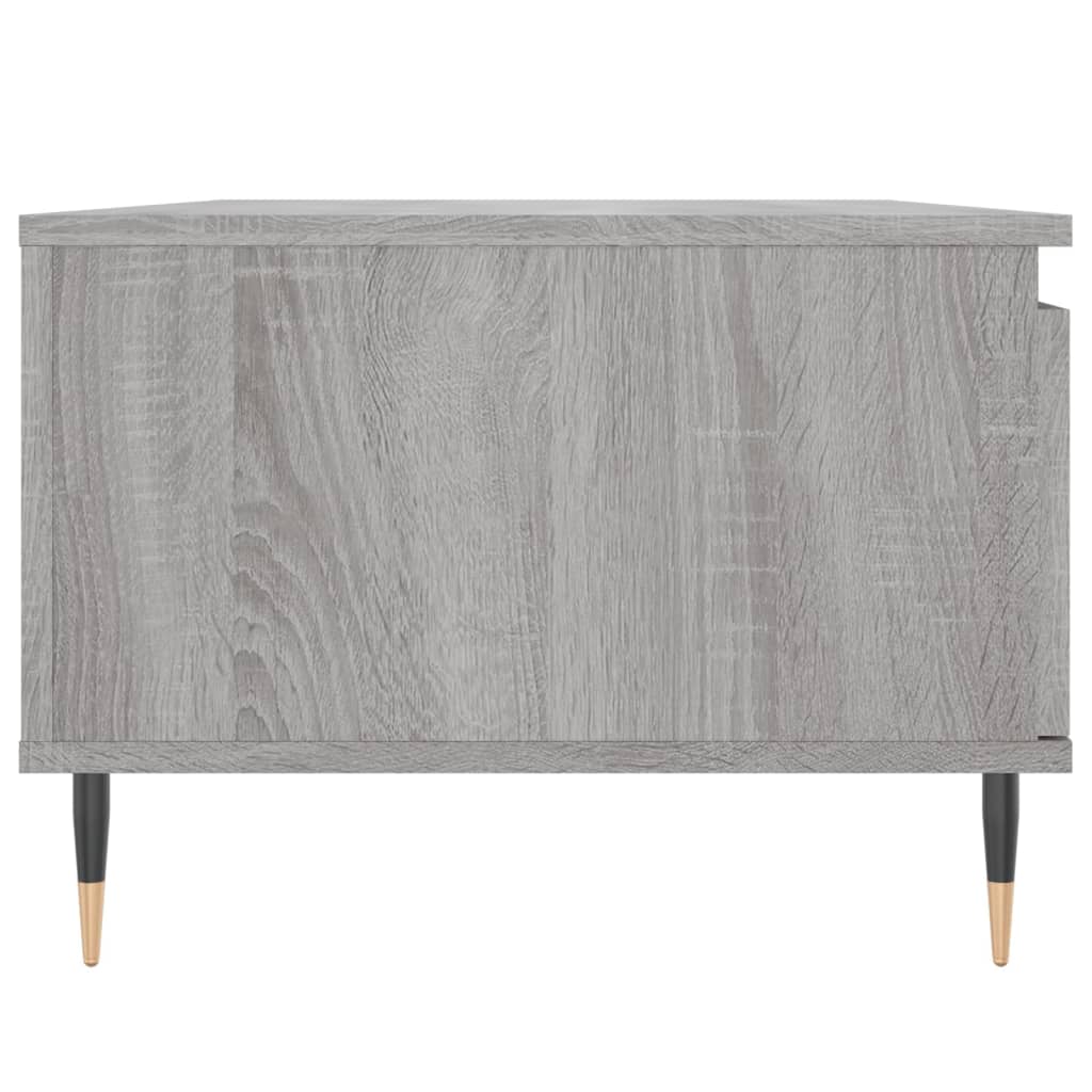 Coffee Table, Grey Sonoma Oak 90x50x36.5 Cm, Wood-based