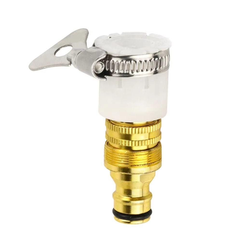 Aluminum Zinc Zinc Alloy Faucet Tap Connector 15-23mm Garden Water Hose Pipe Garden Outdoor