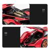 1/32 Lamborghini V12 Vision GT Gran Turismo Supercar Alloy Model Car Diecast Sound & Light Toys Children Vehicle Gifts for Kids