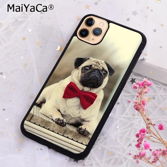 MaiYaCa Animal Black Pug cloSE2020 up Phone Case Cover For iPhone 17 Air 16 16e 15 plus 11 12 13 14 pro max  coque