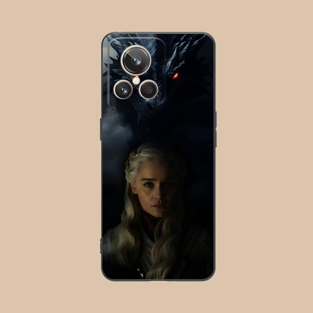 Dragon Queen Matte TPU Mobile Phone Case for Realme GT 8 Neo Pro C75 73 71 C67 65 C55 53 C35 31 C20 15 Colorful Cover