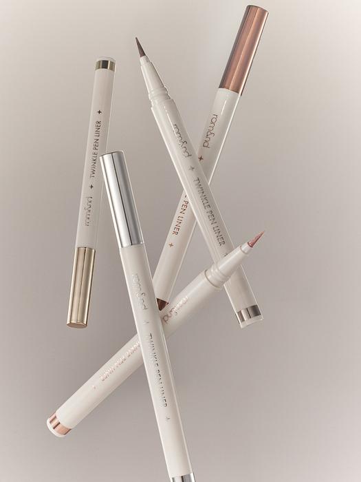 rom&nd [Set of 2] Twinkle Pen Liner x2