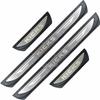 MTAWD Stainless Car Door Sill Scuff Plate Protector for Nissan Kicks 2017-2021 (Silver)