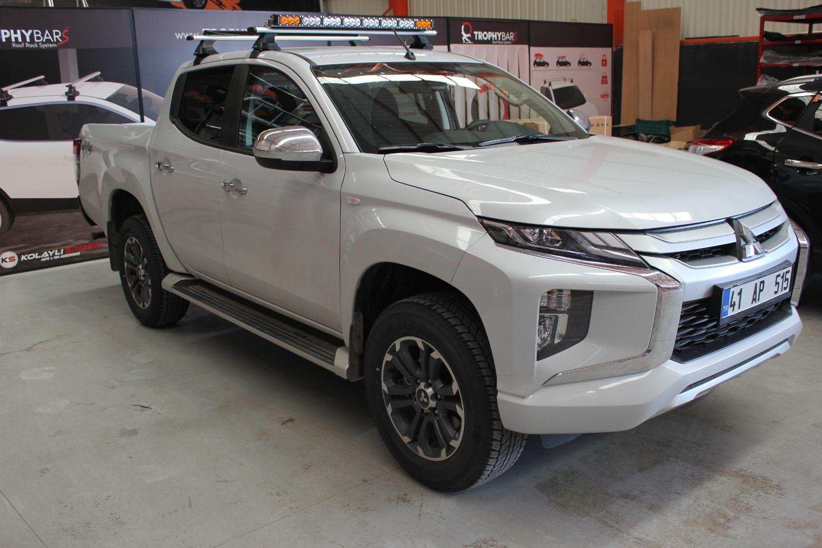

Перемычки на гладкую крышу (2 шт, Asaf V4) для Mitsubishi L200 2015-2024 гг