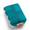 10 Compartments Travel Pill Organizer Pocket Portable Pill Storage Box Case Daily Pill Container or Purse Fish Oil Medicine