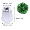 Cake Decorating Tools Flower Icing Piping Nozzle Cream Cupcake Baking Accessories 3pcs Icing Rose Pastry Nozzles