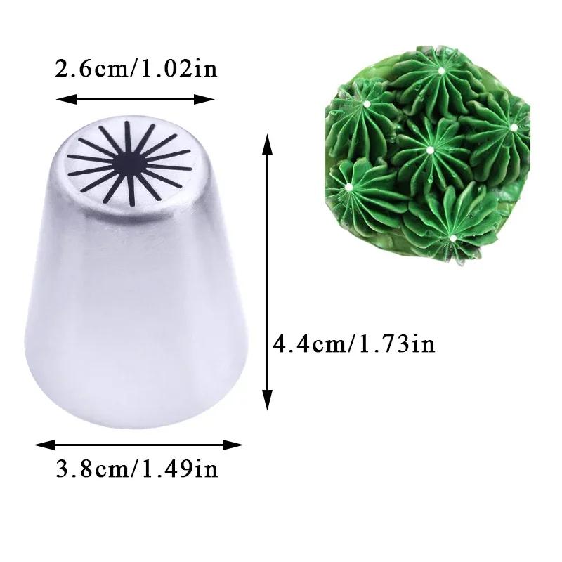 Cake Decorating Tools Flower Icing Piping Nozzle Cream Cupcake Baking Accessories 3pcs Icing Rose Pastry Nozzles