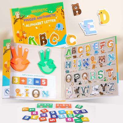 Magnetic Alphabet Montessori-Inspired Preschool STEM Toys Finger Operations  ABC Spelling Game Toddler Learning Early Education