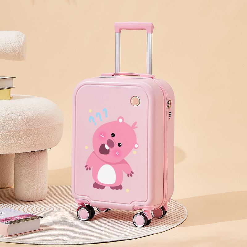 Husă de îmbarcare cu parolă pentru roată universală silențioasă pentru studenți 18 inchi și 20 inci Husă de călătorie distractivă pentru copii cu desene animate