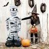 1pc Standing Large Mummy Foil Balloon, Horror Theme Props, Suitable for Halloween Party Decoration, Horror Theme, Ghost Party