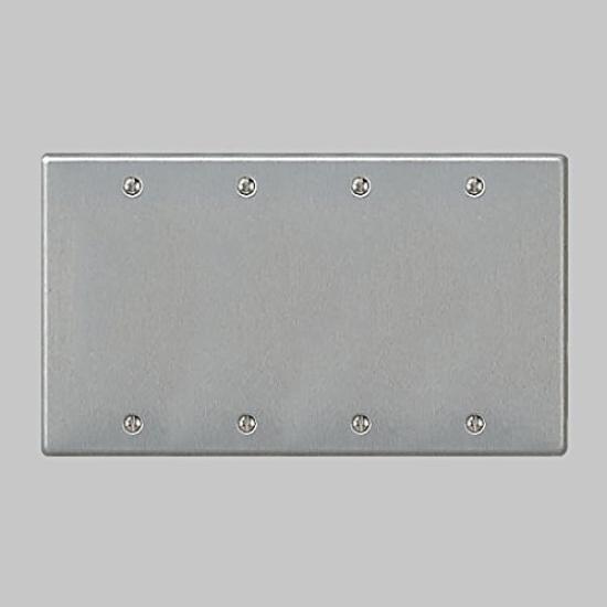 

Panasonic Full Coat Processing New Metal Cover Plate with Mounting Frame 4 Rows WN7594
