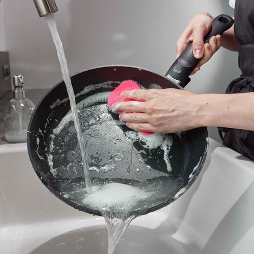 Fissler Adamant Comfort Frying Pan, 24cm, Gas/IH Compatible, Made In Germany [Official Japanese Product], 159-105-24-100-A, Black