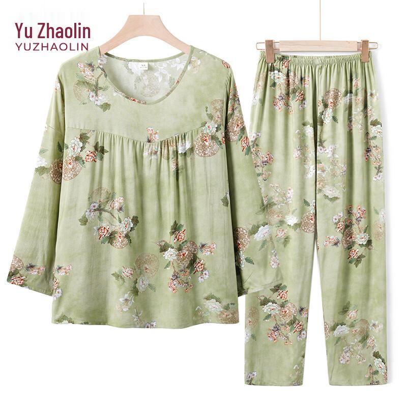 YUZHAOLIN Women s Plus Size Summer Two-Piece Set XL