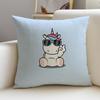 MMagical UnicornS Cushion Cover Pcs Soft Decorative Square Cushion Covers x x Pillowcases for Sofa Couch Home Bedroom