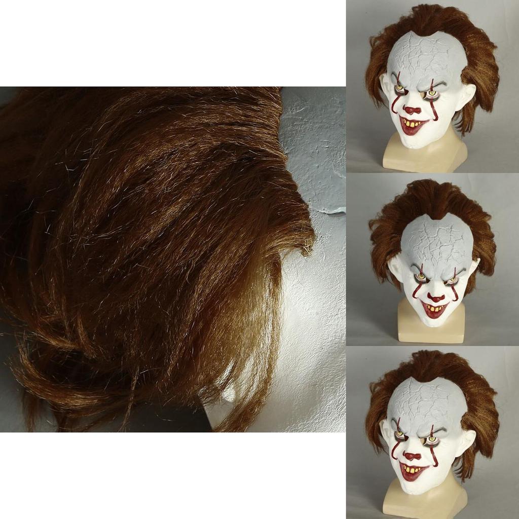 High-quality Stephen King's It Pennywise Horror Clown Mask Ideal For Costume Parties