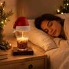 Christmas Candle - Scented Melt Warmer with Festive Hat Decor, Tabletop Desk Lamp (Candle Not Included)