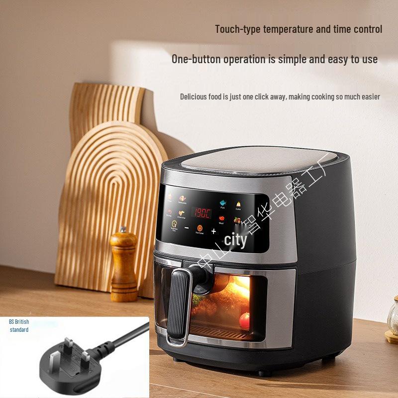 Touch Screen Air Fryer: Large Capacity, Oil-Free, Multi-Function